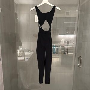 Black Cutout Sleeveless Jumpsuit - Contemporary Women's Romper